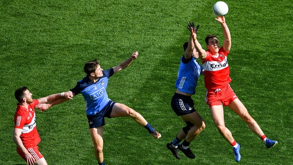 Dublin and Derry collide again having met each other in last year's Division 2 final