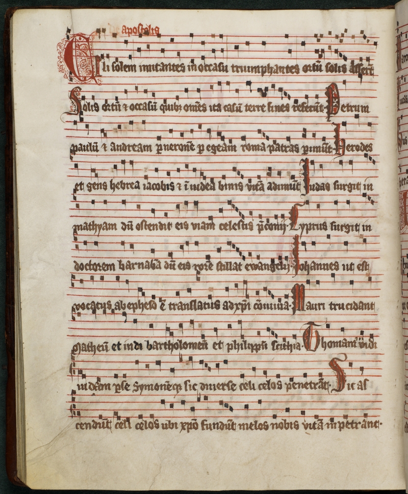 Chorus Noster Recolat Medieval Manuscript