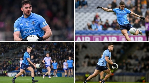 Clockwise from top left: Sean McMahon, Lorcan O'Dell, Ross McGarry and Cian Murphy