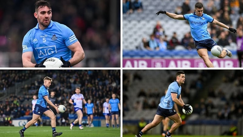 Clockwise from top left: Sean McMahon, Lorcan O'Dell, Ross McGarry and Cian Murphy