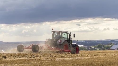 Grassland and tillage fields have been unusable due to continued rainfall (file image)