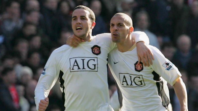 John O'Shea (L) pictured with Rio Ferdinand back in 2007