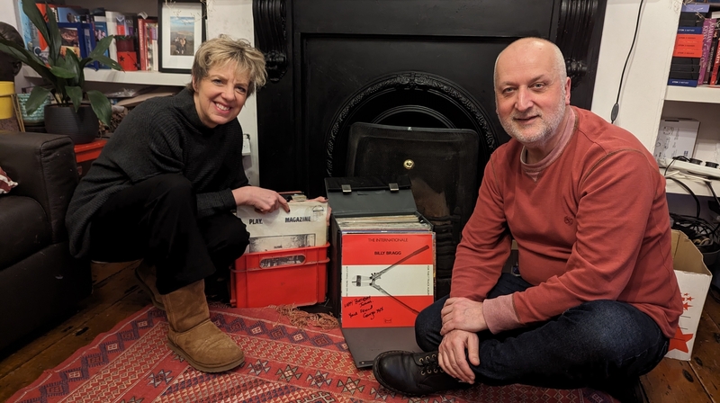 Ivana Bacik in her home with Pat O'Mahony