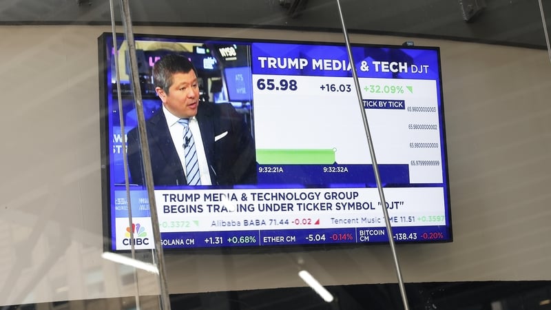 Shares in Trump Media & Technology Group jump again today