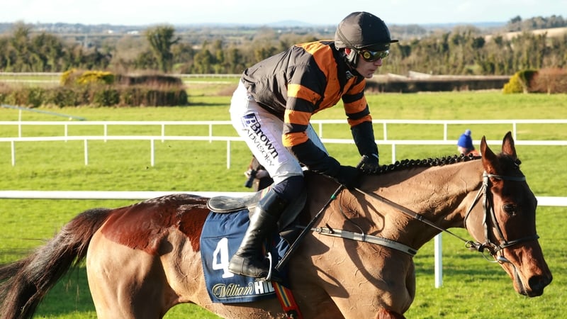 Paul Townend aboard Nick Rockett at Navan in February