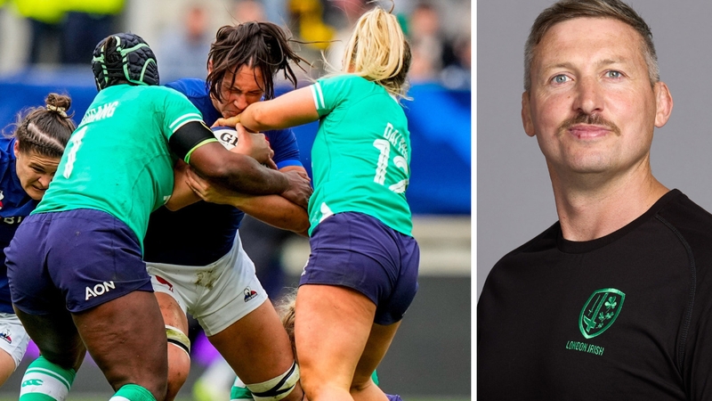 Declan Danaher (right) joined the Ireland coaching team this year