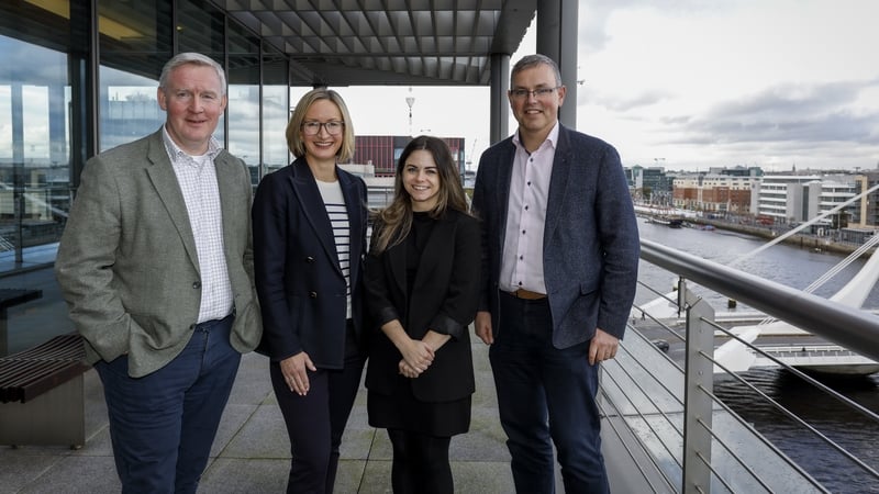 John Reilly from Bord na Móna, Heather Donald and Laura Burke from SSE Renewables and Brendan Connolly from Bord na Móna