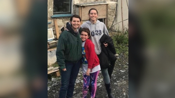 Una Bowden, aged 47, and her daughters Ciara, aged 14, and nine-year-old Saoirse died in the crash