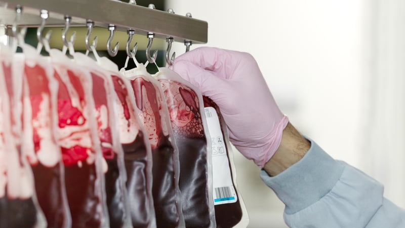 The man's family hopes that a transfusion will not be needed, and thanked the hospital for the care it is giving