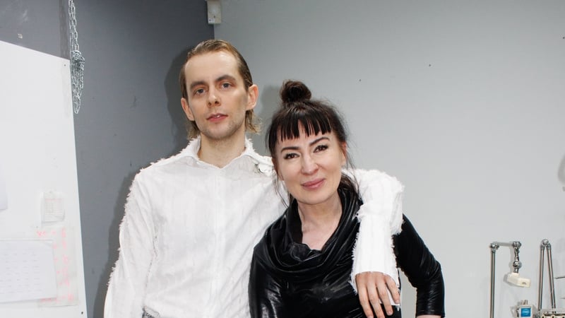 Cormac Todd with creative director Aneta Quelch
