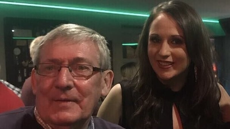 Anne Marie Abbott with her father Martin Abbott