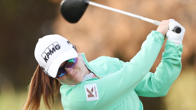 Leona Maguire is eight off the lead after her opening round