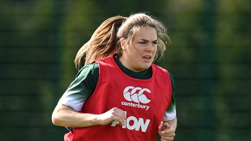 Parsons will win her 23rd cap against Italy on Sunday