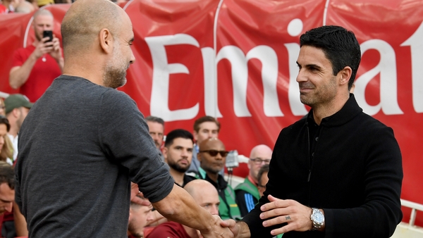 'Best in world' Pep Guardiola with pal Mikel Arteta