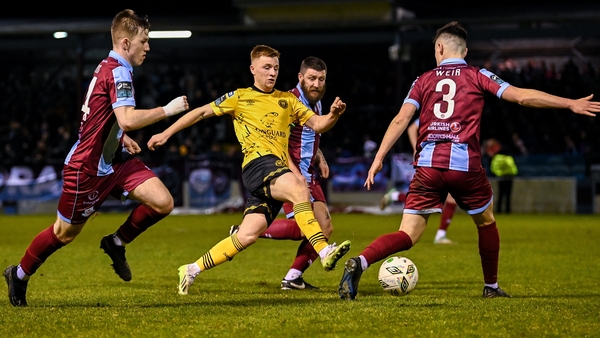 Brandon Kavanagh of St Pat's in action against Drogheda
