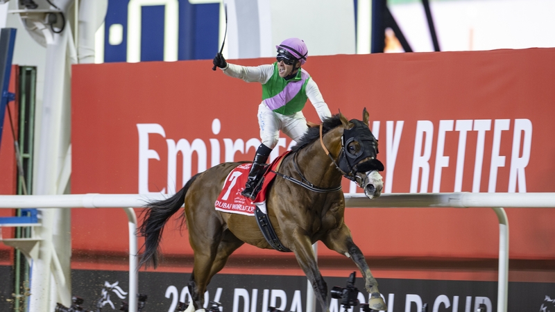 Laurel River gave Tadhg O'Shea the highest profile victory of his career in the feature at Meydan