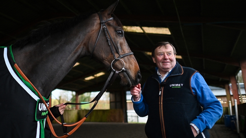 All going well Nicky Henderson hopes his star hurdler can return to action in November's Fighting Fifth