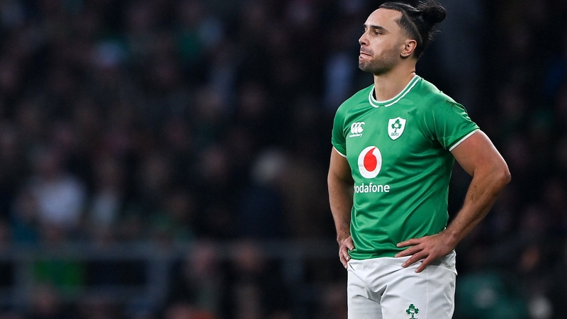 James Lowe scored two tries when Ireland lost to England