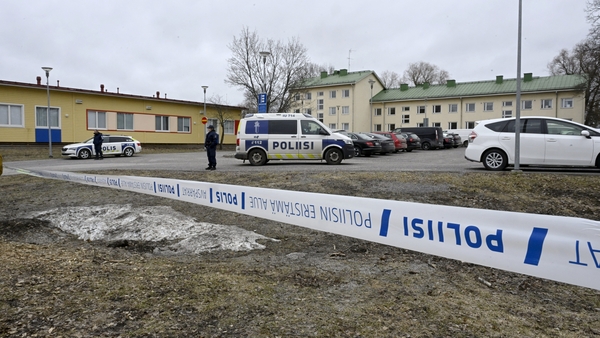 Police seal of the scene as investigations continue