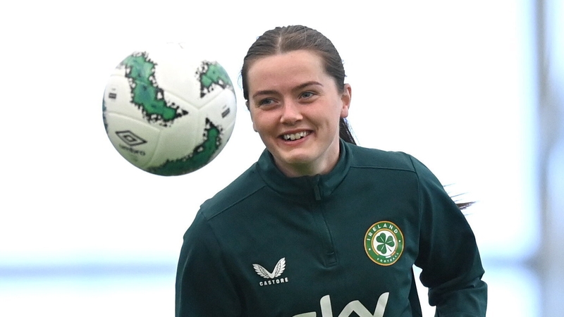 Tyler Toland in Ireland training this week