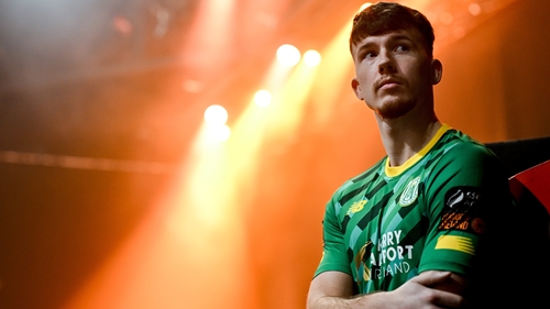 Kerry FC's Andy Spain at the launch of the SSE Airtricity League of Ireland 2024 season held at Vicar Street in February
