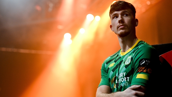 Kerry FC's Andy Spain at the launch of the SSE Airtricity League of Ireland 2024 season held at Vicar Street in February