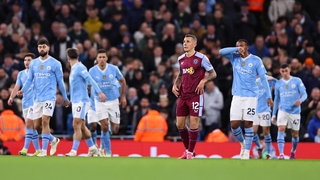 City put four past Aston Villa