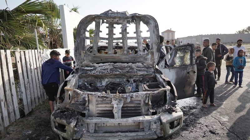 Three Israeli airstrikes hit the convoy of aid vehicles travelling through Gaza on 1 April, killing seven World Central Kitchen staff