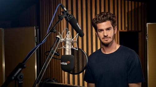 With the help of its star-studded cast, Audible's 1984 podcast mirrors the true essence of Orwell's dystopian classic about rebellious worker Winston Smith, played by British actor Andrew Garfield. (Audible/PA)