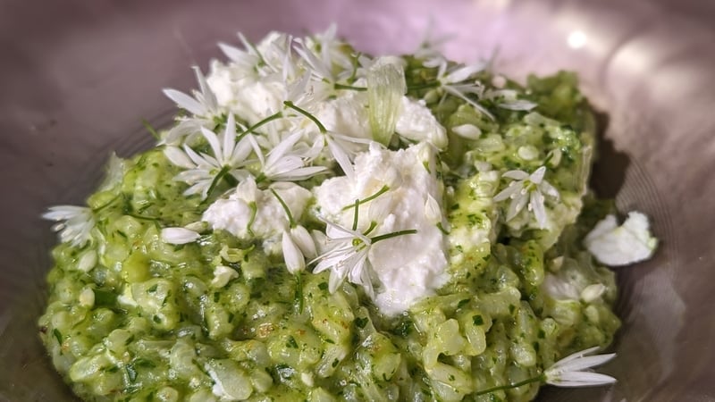 Eunice Power's wild garlic risotto: Today
