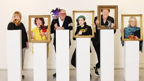Abigail O'Brien, Cora Murphy, Hugh Wallace, Rae Perry, Don O'Neill and Thelma Mansfield at the auction's launch