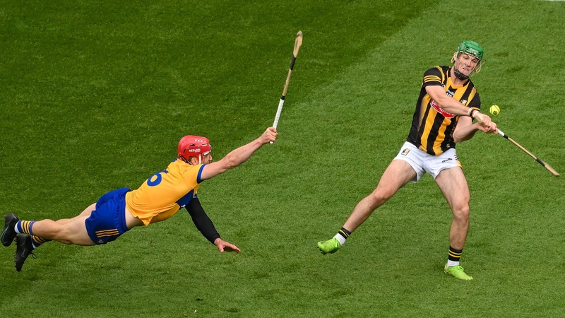 Clare's John Conlon attempts to block down Kilkenny forward Eoin Cody during last year's All-Ireland hurling semi-final