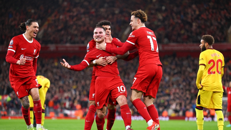 Alexis Mac Allister put Liverpool ahead after initial Sheffield United resistance