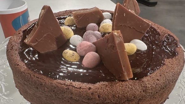 Kevin's flourless raspberry and chocolate cake: Today