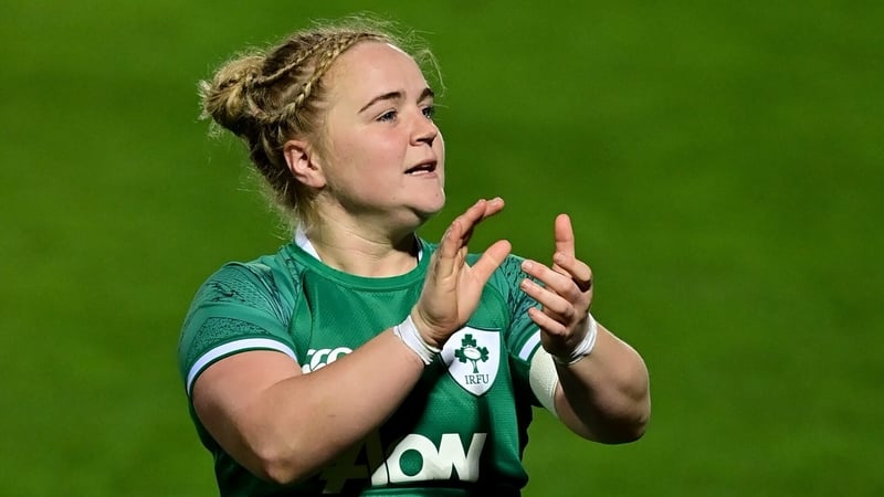 Cliodhna Moloney during November 2021's Autumn Series which preceded her omission from the Irish squad