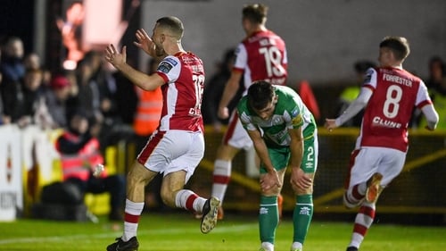 St Pat's were 2-1 winners against Shamrock Rovers in the previous meeting, despite being second best for much of the game