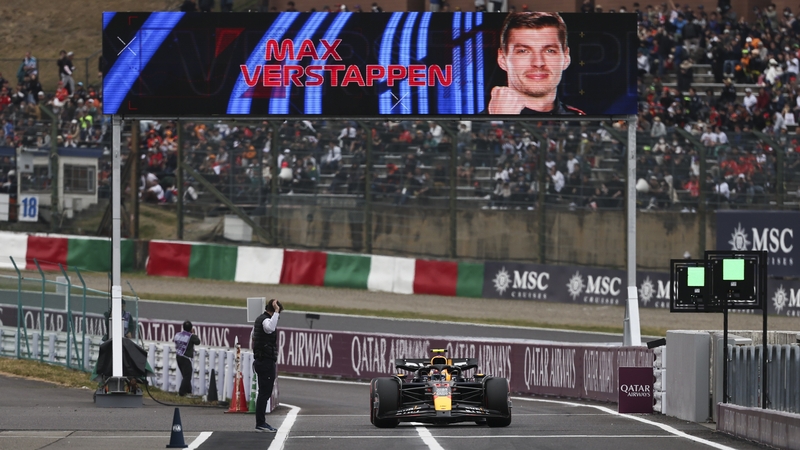 Verstappen takes his third pole in Suzuka