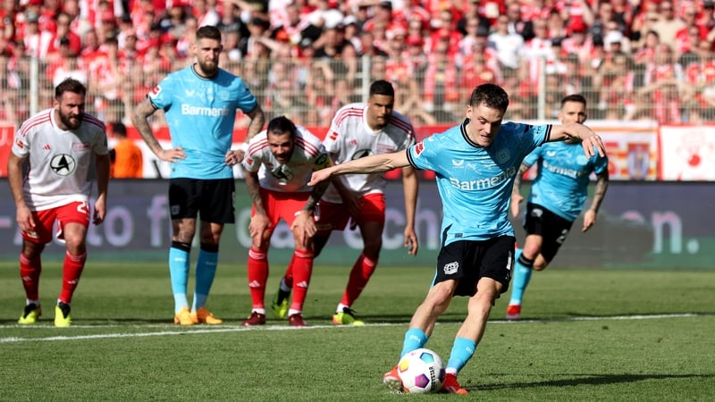 Florian Wirtz slots home from the spot