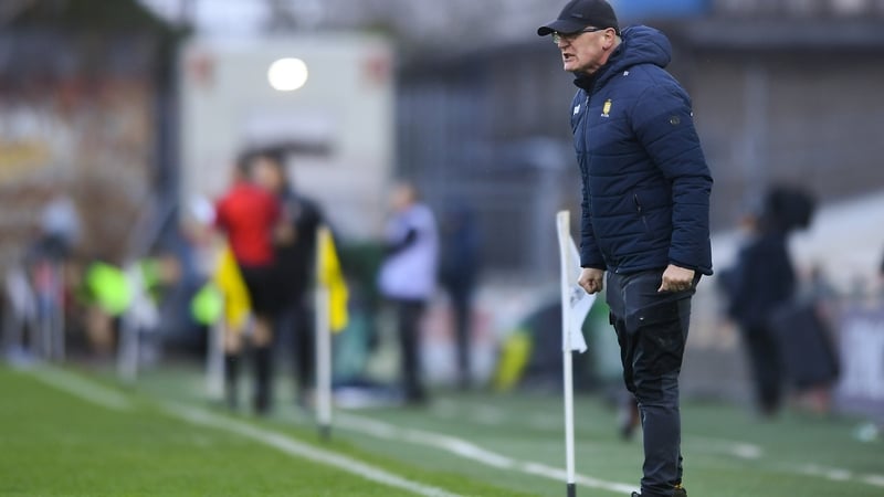 Clare manager Brian Lohan on the side-line during the Allianz Hurling League Division 1 final