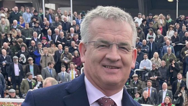 Paddy Dunican pictured at Cheltenham last month (pic credit: Kilbeggan Races)