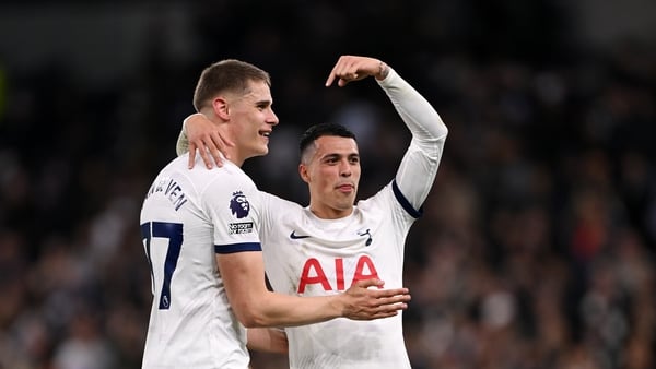 Micky van de Ven and Pedro Porro scored in the second half for Spurs