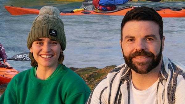 Tessa Fleming agus Irial Ó Ceallaigh. Beirt chróga, leoga.