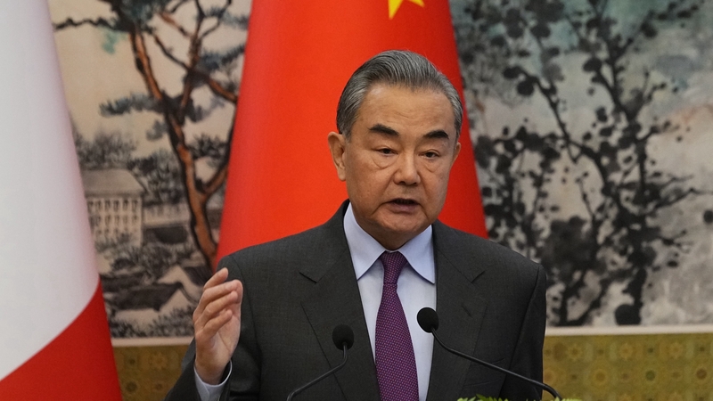 Wang Yi has said that China will support Russia