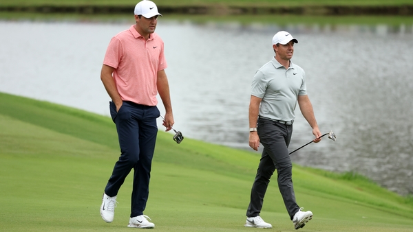 Scottie Scheffler and Rory McIlroy