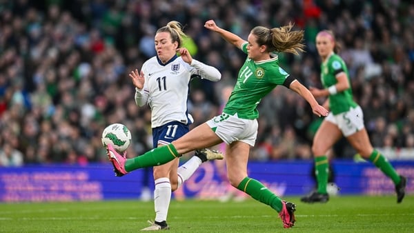 Euro 2025 qualifiers: Ireland 0-2 England recap