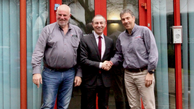 John Weedon, Managing Director at Weedon, Brian O'Sullivan, founder of Zeus and Peter Weedon, Operations Director