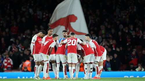 The Gunners currently sit top of the Premier League