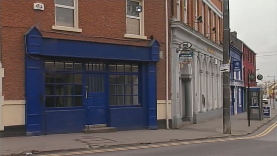 The disused building beside Bank of Ireland in Edenderry, County Offaly.