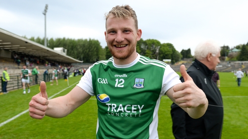 Aidan Breen celebrates Fermanagh's Ulster SFC win over Armagh in 2018