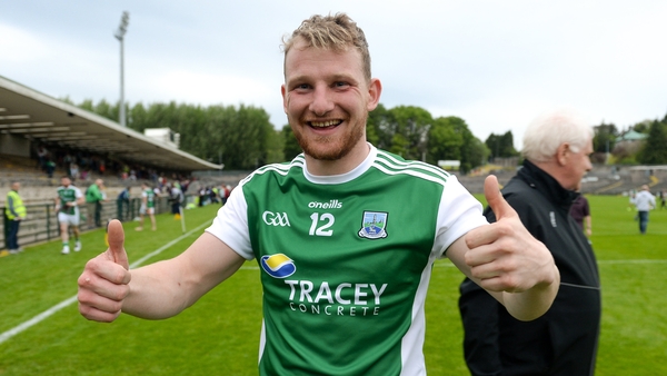 Aidan Breen celebrates Fermanagh's Ulster SFC win over Armagh in 2018